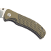 Couteau pliant Herbertz 589312 manche antidérapant en G10 vert 11,7cm + étui