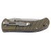 Couteau pliant Herbertz 589312 manche antidérapant en G10 vert 11,7cm + étui
