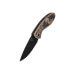 Couteau pliant Herbertz 533712 manche aluminium ornement cerf 3D 11,5cm