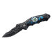 Couteau pliant Herbertz 578112 manche cranté en aluminium décor oeil 11,5cm