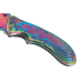 Couteau pliant Herbertz 577910 manche en acier inox avec revêtement titane arc-en-ciel 10cm