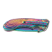 Couteau pliant Herbertz 577910 manche en acier inox avec revêtement titane arc-en-ciel 10cm