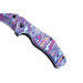 Couteau pliant Herbertz 590610 manche aluminium psychédélique multicolore 10,5cm