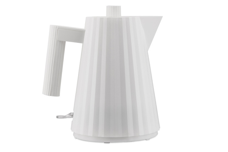 Bouilloire &eacute;lectrique Alessi Pliss&eacute; blanche design par Michele De Lucchi