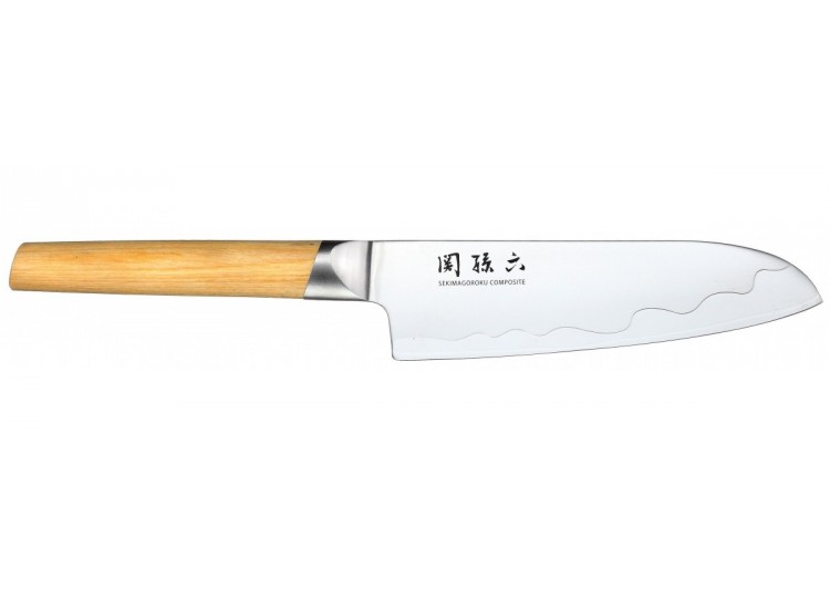 Couteau Santoku Kai Seki Magoroku Composite lame 16,5cm