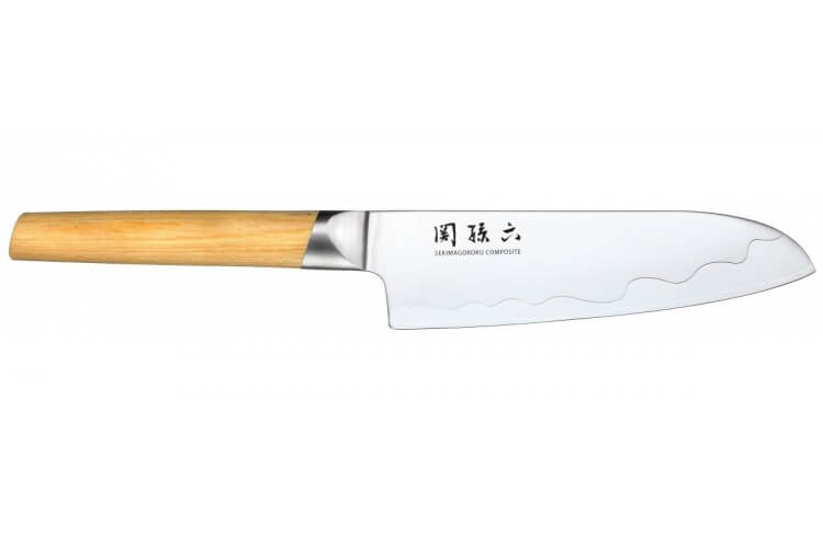 Couteau Santoku Kai Seki Magoroku Composite lame 16,5cm