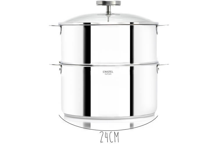 Cuiseur Cristel Biome diamètre 24cm cuisson saine