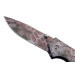 Couteau pliant Herbertz 594512 look reptilien manche mi-squelette en polymère 11,5cm