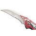Couteau pliant Herbertz 592512 lame semi-dentée manche alu motif squelette cybernétique 11,5cm