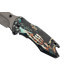 Couteau pliant Herbertz 592709 tout inox motif "Grim Reaper" la grande faucheuse 9cm + décapsuleur