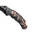 Couteau pliant Herbertz 595012 manche cranté en aluminium motif la grande faucheuse 12cm