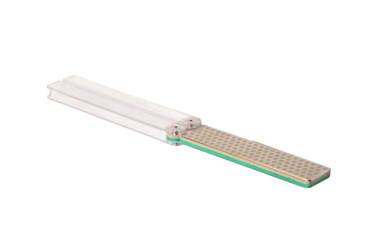 Pierre &agrave; aiguiser DMT Diafold Diamond portable double face diamant&eacute;e 1200/8000