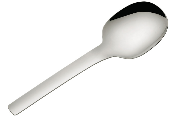 Cuill&egrave;re de service Alessi Tibidabo tout acier inox design par Kristiina Lassus