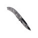 Couteau pliant Herbertz 565212 tout en inox décor aigle enflammé manche 12cm