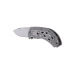 Couteau pliant Herbertz 565212 tout en inox décor aigle enflammé manche 12cm