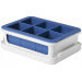 Bac à glaçons XL OXO en silicone avec couvercle - 18,4x13x3,6cm