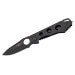 Couteau pliant Herbertz 587510 tout inox revêtement noir manche 10cm