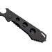 Couteau pliant Herbertz 587510 tout inox revêtement noir manche 10cm
