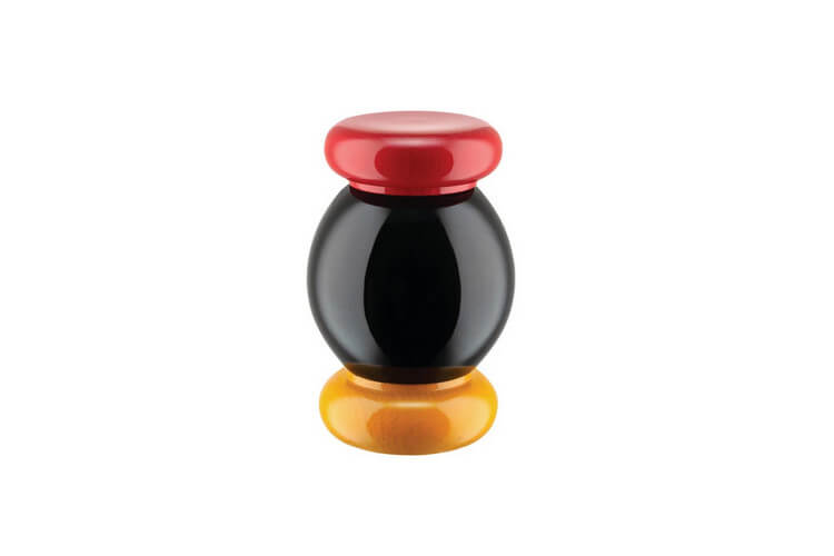 Petit moulin à épices Alessi Twergi 100 Values Collection 11cm design par Ettore Sottsass
