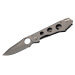 Couteau pliant Herbertz 587610 tout inox finition mat manche 10cm