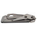 Couteau pliant Herbertz 587610 tout inox finition mat manche 10cm