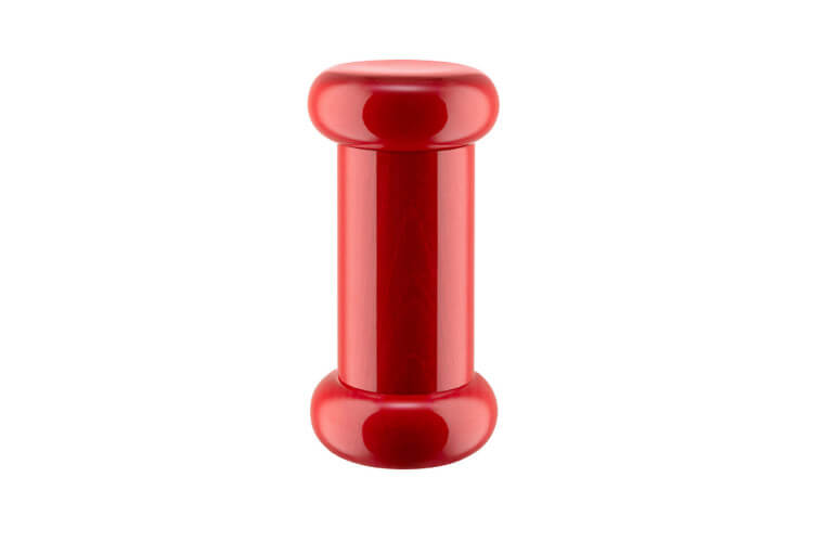 Moulin à épices droit Alessi Twergi 100 Values Collection 15cm design par Ettore Sottsass