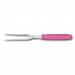 Fourchette à découper manche rose lame inox 15cm Victorinox