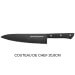 Coffret de 2 couteaux Samura Shadow revêtement antiadhésif : Office + Chef