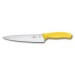 Couteau à découper manche jaune lame inox 19cm Victorinox 6.8006.19L8