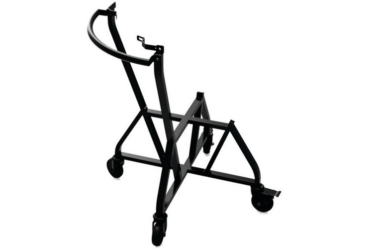 Chariot &agrave; roulettes avec poign&eacute;e int&eacute;gr&eacute;e pour barbecue Big Green Egg XLarge
