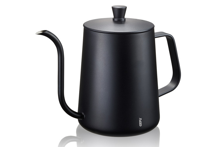 Bouilloire Gefu Cinero 500ml noire &agrave; bec col de cygne