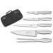 Mallette de 4 couteaux Sabatier International Orion + 1 fourchette à viande