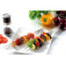 Set de 2 piques à brochettes doubles Gefu Twinco en acier inoxydable