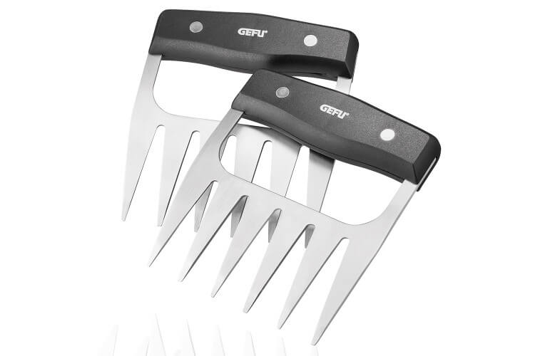 Set de 2 griffes à viande Gefu en acier inoxydable