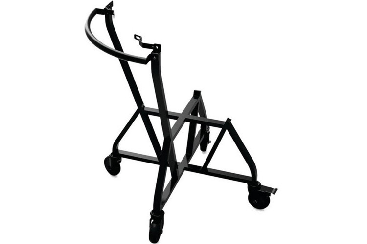 Chariot &agrave; roulettes avec poign&eacute;e int&eacute;gr&eacute;e pour barbecue Big Green Egg 2XL