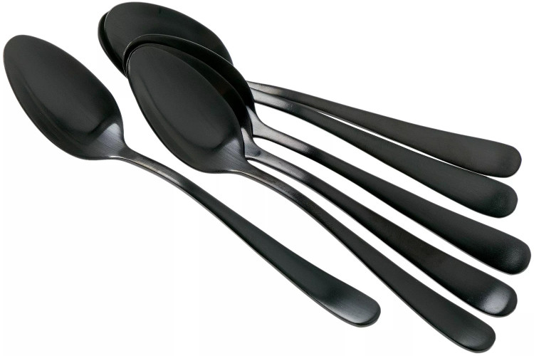 Coffret de 6 cuill&egrave;res &agrave; moka Amefa Austin inox rev&ecirc;tement PVD