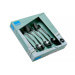 Coffret de 6 cuillères à moka Amefa Austin inox revêtement PVD