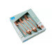Coffret de 6 cuillères à moka Amefa Austin inox revêtement PVD