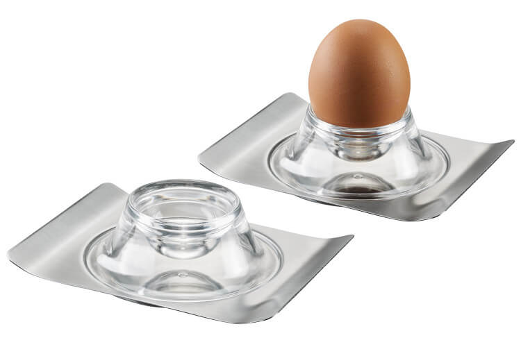 Lot de 2 coquetiers Gefu Brunch en acier inoxydable