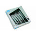 Coffret de 6 fourchettes dessert Amefa Austin inox revêtement coloré