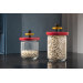 Bocal hermétique Alessi 100 Values Collection rouge design par Ettore Sottsass