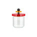 Bocal hermétique Alessi 100 Values Collection rouge design par Ettore Sottsass