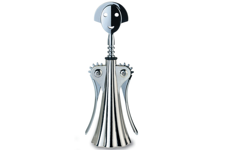 Tire bouchon Alessi Anna G. tout en zamac design par Alessandro Mendini