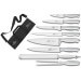 Mallette de 6 couteaux Sabatier International Orion + 1 fourchette + 1 fusil à aiguiser