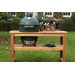Table en bois d'eucalyptus pour barbecue Big Green Egg Large