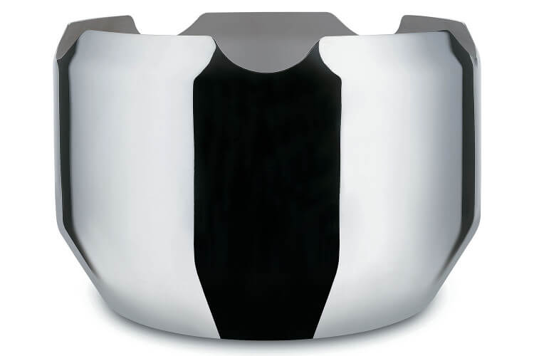 Seau à champagne Alessi Noè en acier inoxydable 18/10 design par Giulio Iacchetti
