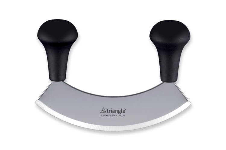 Hachoir berçoir Triangle lame simple inox - 3 tailles