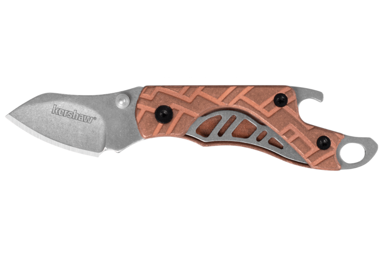 Couteau pliant Kershaw Cinder Copper KS.1025CU manche en nylon/fibre de verre 6,6cm + décapsuleur