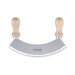 Hachoir berçoir Triangle poignées en hêtre lame simple inox - 2 tailles