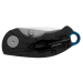 Couteau pliant Kershaw Afftereffect KS.1180 manche en nylon/fibre de verre noir motif angulaire 7,6cm